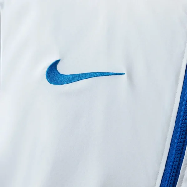 Netherlands 10/11 Retro Windbreaker Jacket – White