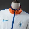 Netherlands 10/11 Retro Windbreaker Jacket – White