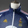 France 05/06 Retro Windbreaker Jacket – White & Blue