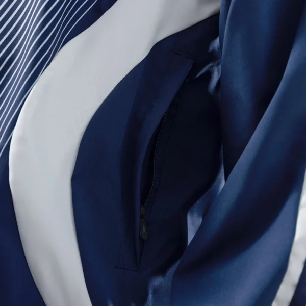 France 05/06 Retro Windbreaker Jacket – White & Blue